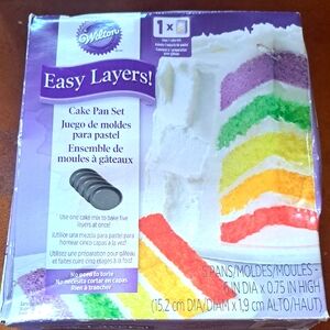 Wilton Easy Layers Cake Pan Set - 5 pans
